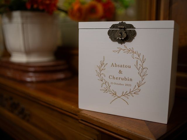 Le mariage de Chérubin et Absatou à Parigné-l'Évêque, Sarthe 12
