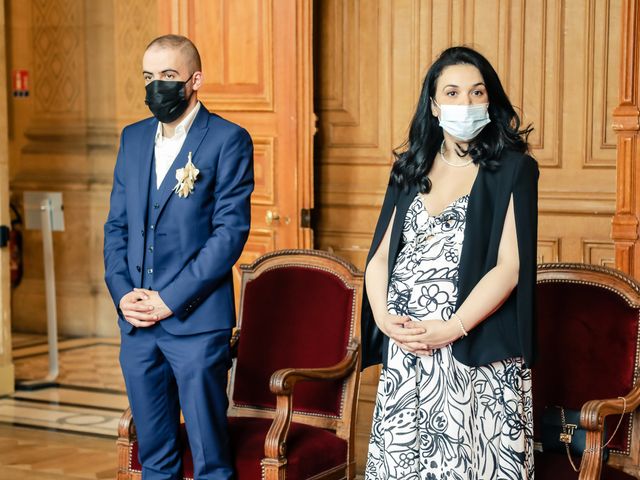 Le mariage de Farid et Lydia à Paris, Paris 20