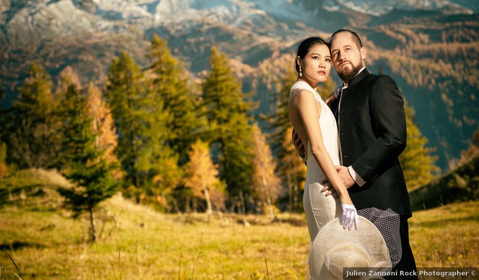 Le mariage de Huisang et Alexandre à Chamonix-Mont-Blanc, Haute-Savoie