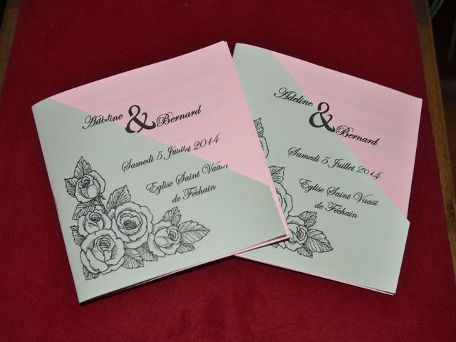 Le mariage de Adeline et Bernard à Féchain, Nord 1