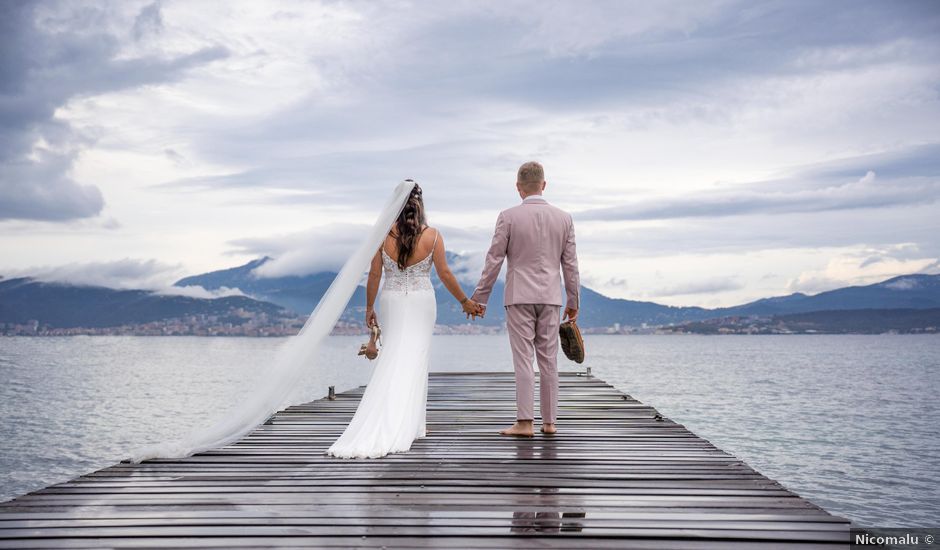 Le mariage de Fabrice et Maéva à Porticcio, Corse