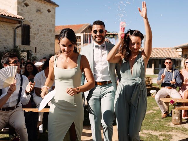 Le mariage de Julien et Céline à Aillas, Gironde 6