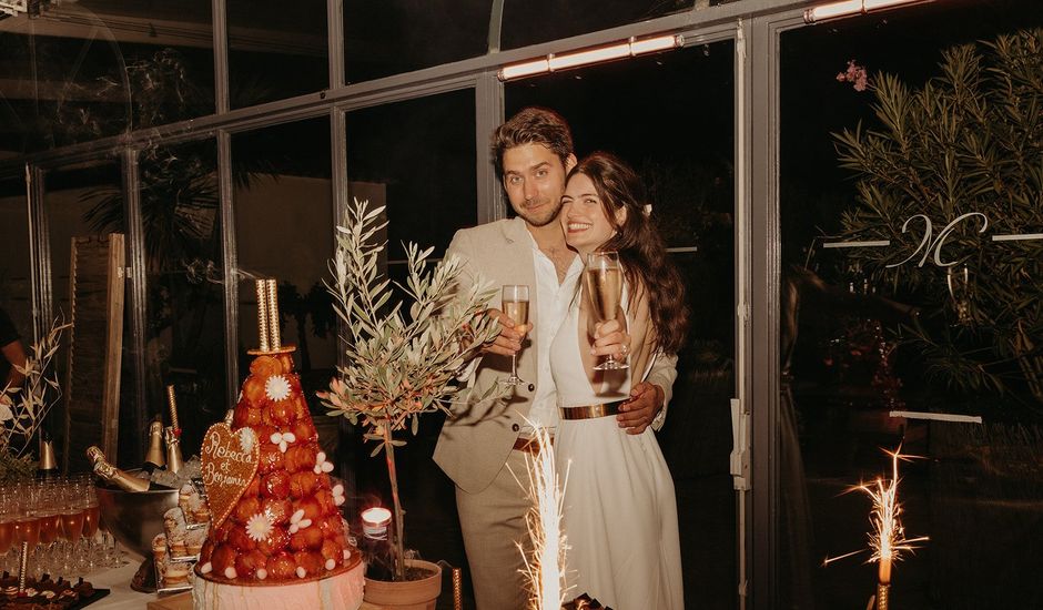 Le mariage de Benjamin et Rebecca à Pierrefeu-du-Var, Var