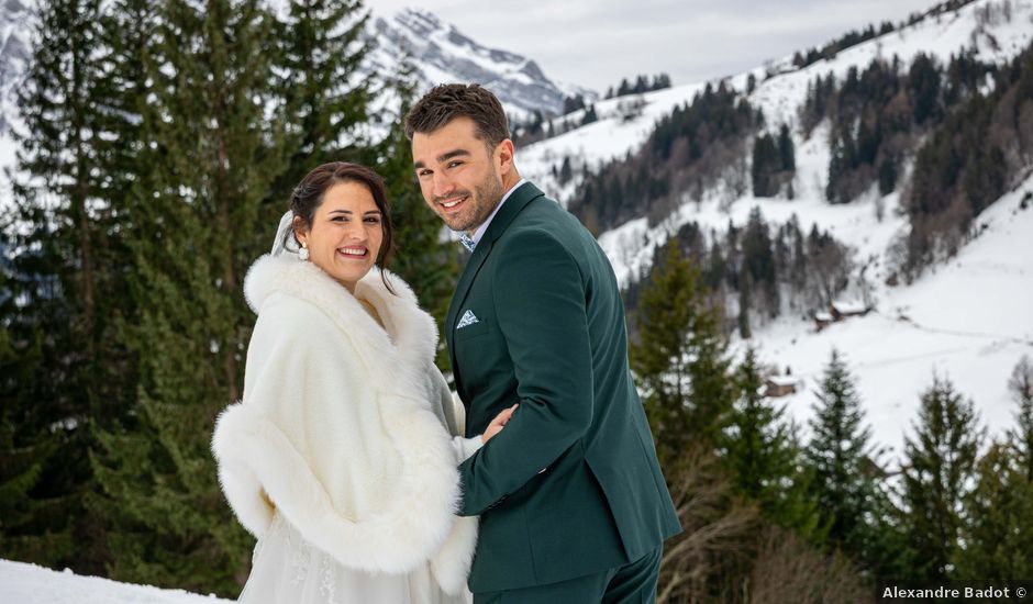 Le mariage de Nils et Chloé à La Giettaz, Savoie