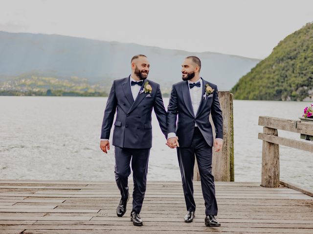 Le mariage de Jérôme et Mickael à Talloires, Haute-Savoie 6