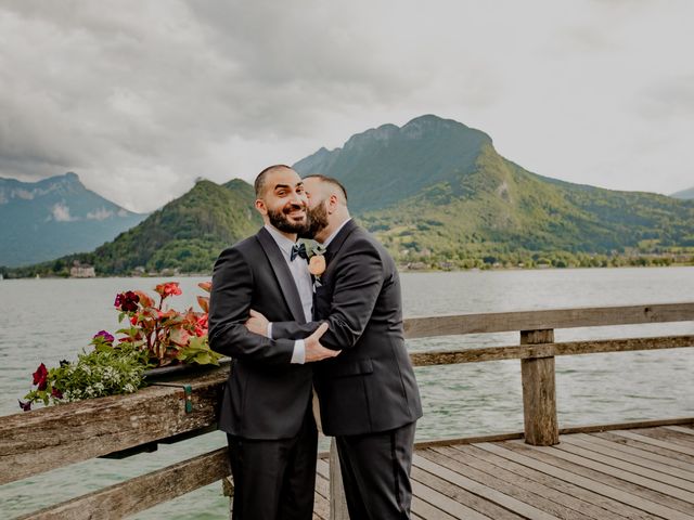 Le mariage de Jérôme et Mickael à Talloires, Haute-Savoie 26