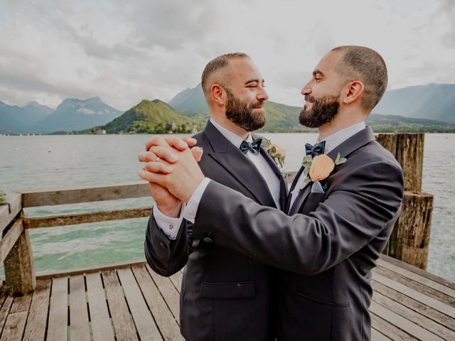 Le mariage de Jérôme et Mickael à Talloires, Haute-Savoie 45