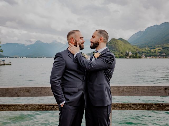 Le mariage de Jérôme et Mickael à Talloires, Haute-Savoie 46