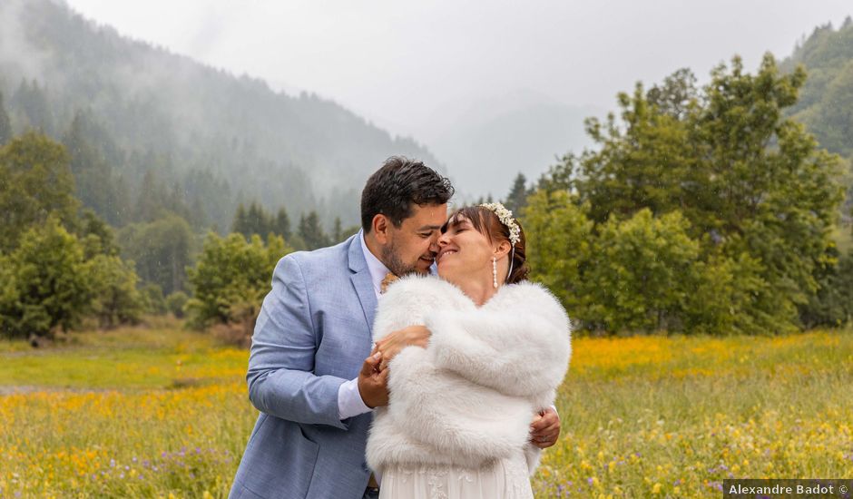Le mariage de Safouane et Sophie à La Giettaz, Savoie