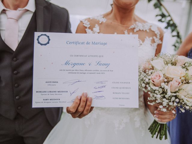 Le mariage de Morgane et Samy à Artres, Nord 91