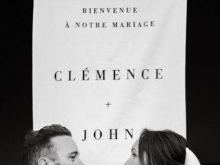 Le mariage de John et Clémence 1