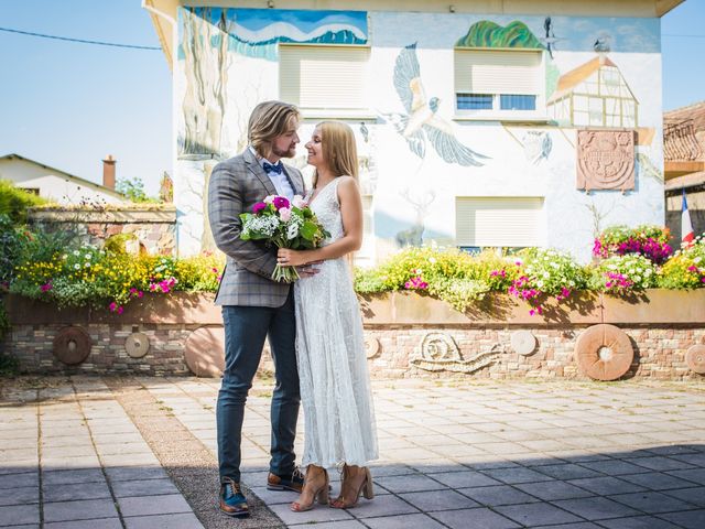Le mariage de David et Laura à Wettolsheim, Haut Rhin 12