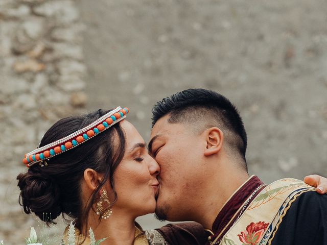 Le mariage de Tenzin et Eloise à Écrosnes, Eure-et-Loir 12