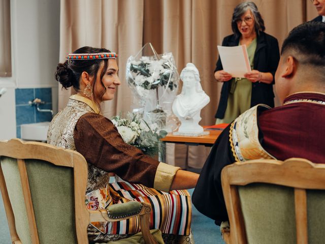 Le mariage de Tenzin et Eloise à Écrosnes, Eure-et-Loir 16