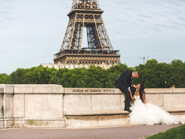 Le mariage de Adelio et Asline à Versailles, Yvelines 24