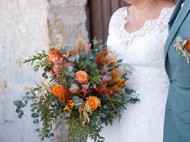 Le mariage de Estelle et Flavien à Jurignac, Charente 1