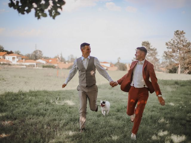 Le mariage de Alexis et Géraud à Châteaugay, Puy-de-Dôme 94