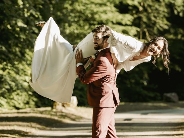 Le mariage de Maxime et Caroline à Geneuille, Doubs 55