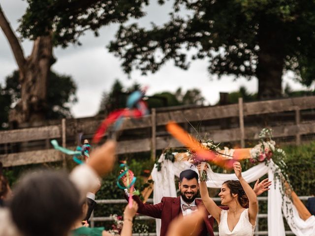 Le mariage de Mélina  et Efflam à Lanvénégen, Morbihan 18