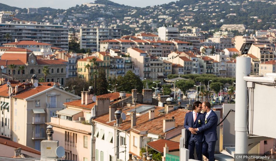 Le mariage de Frederick et Phillipe à Cannes, Alpes-Maritimes