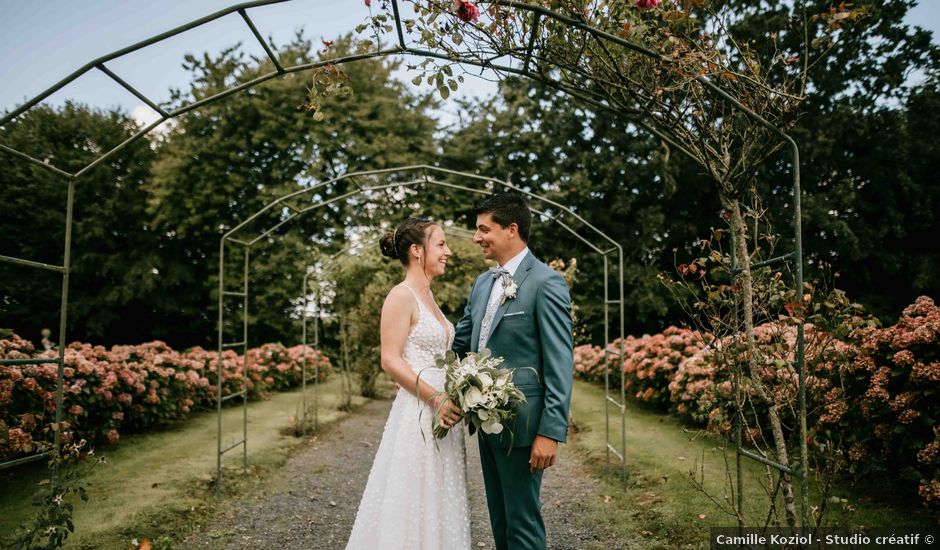 Le mariage de Thibault et Caroline à Hébécrevon, Manche