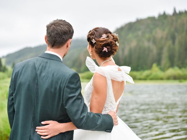 Le mariage de Benjamin et Fanny à Lamoura, Jura 2