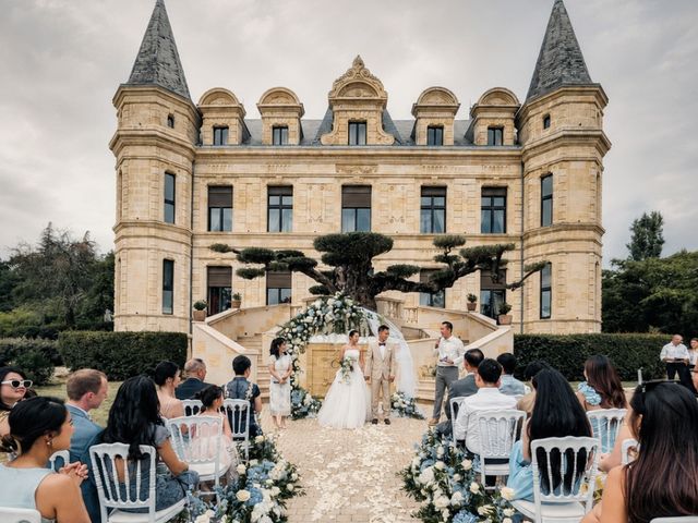 Le mariage de Pengfu et Yiwen à Créon, Gironde 1