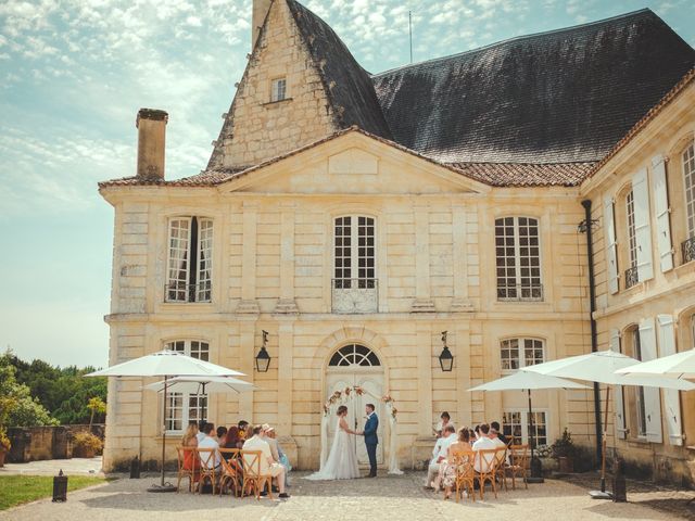 Le mariage de John et Kristina à Lamonzie-Montastruc, Dordogne 36