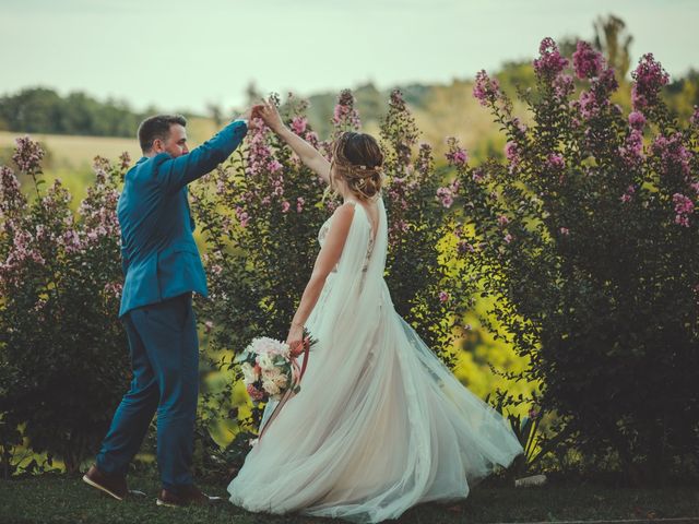 Le mariage de John et Kristina à Lamonzie-Montastruc, Dordogne 74