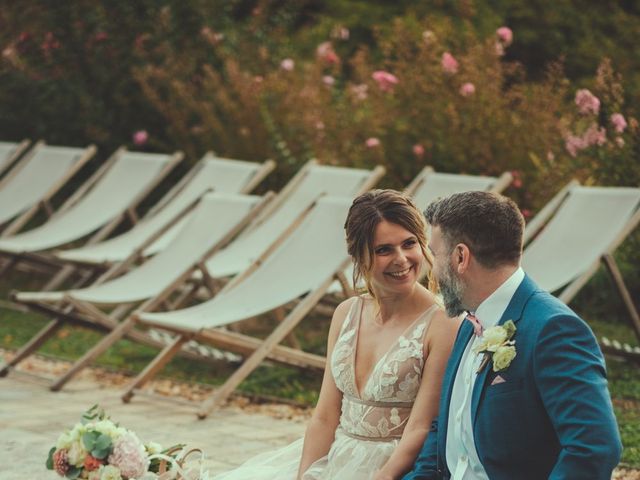 Le mariage de John et Kristina à Lamonzie-Montastruc, Dordogne 82