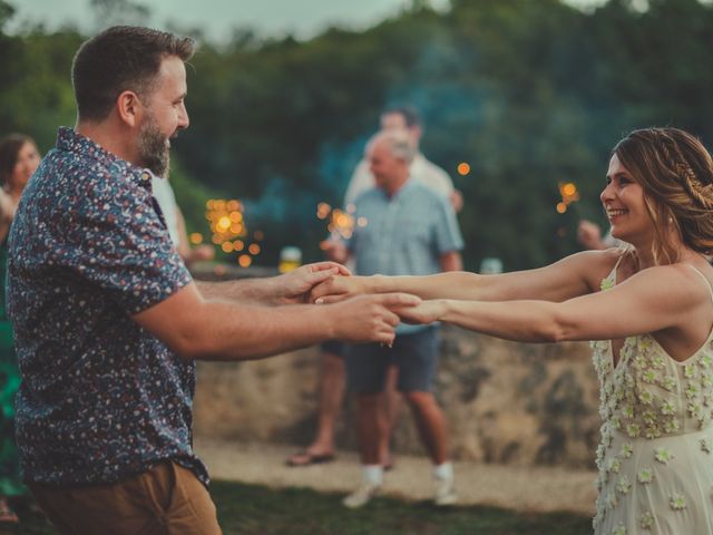 Le mariage de John et Kristina à Lamonzie-Montastruc, Dordogne 98