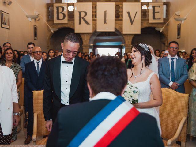 Le mariage de Reda et Nisrine à Uzerche, Corrèze 16