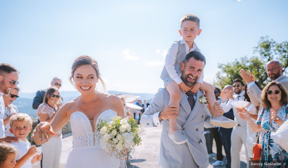 Le mariage de Guylène et Sébastien à Saint-Clair, Ardèche