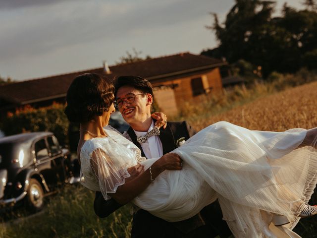 Le mariage de Victor et Hélène à Martres-Tolosane, Haute-Garonne 74