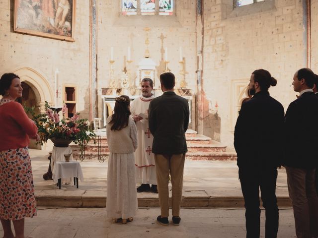 Le mariage de Baudoin et Maud à La Romieu, Gers 7