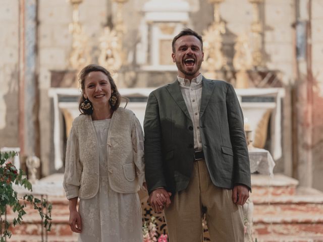 Le mariage de Baudoin et Maud à La Romieu, Gers 11