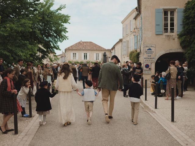 Le mariage de Baudoin et Maud à La Romieu, Gers 19