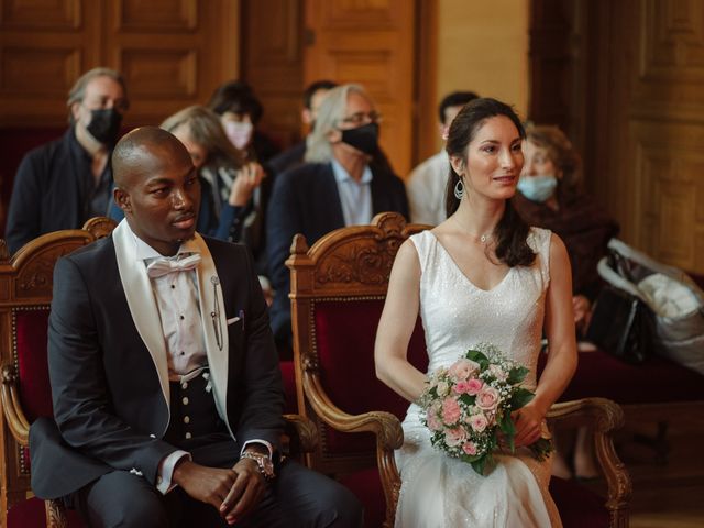 Le mariage de San et Cécile à Paris, Paris 11