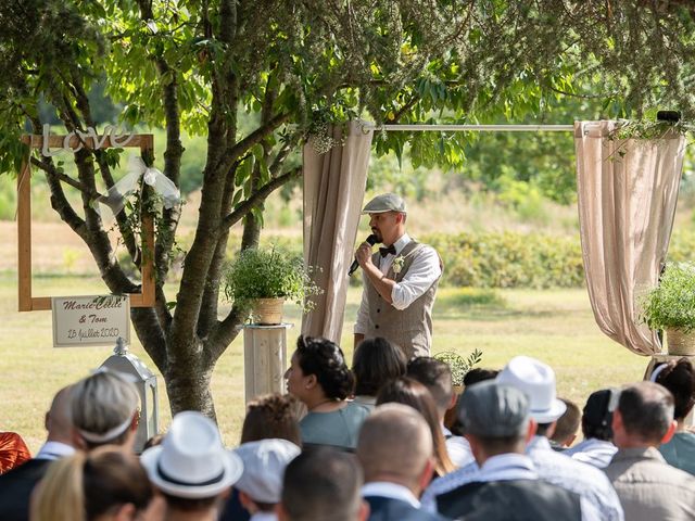 Le mariage de Tom et Marie Cécile à Sainte-Cécile-les-Vignes, Vaucluse 48