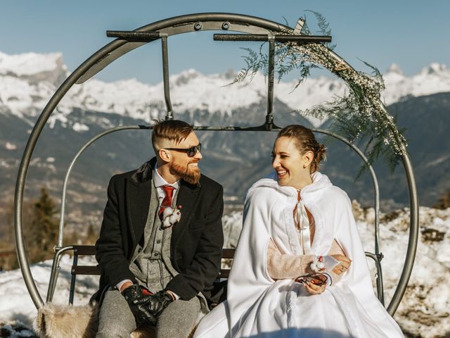 Le mariage de Paul et Marine à Cordon, Haute-Savoie 6