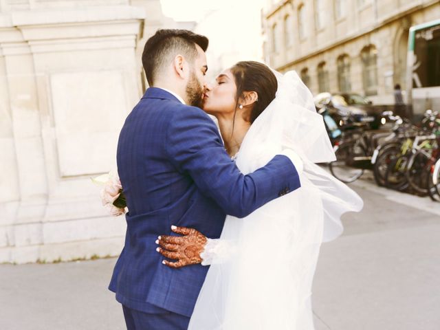 Le mariage de Amir et Chafika à Paris, Paris 5