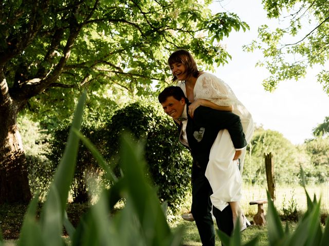 Le mariage de Julien et Pauline à Azerables, Creuse 10