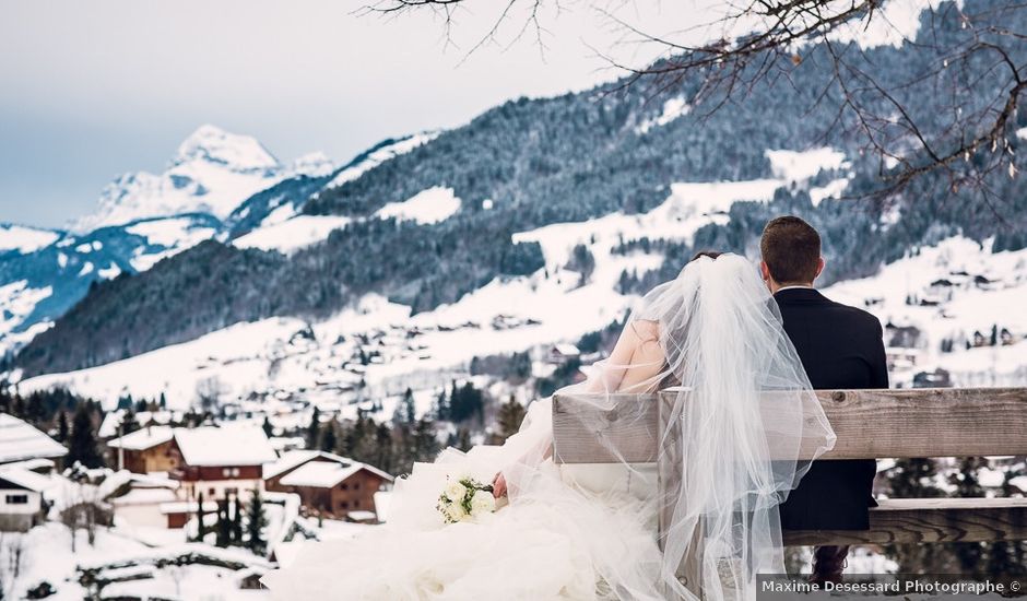 Le mariage de Enrico et Pauline à Megève, Haute-Savoie