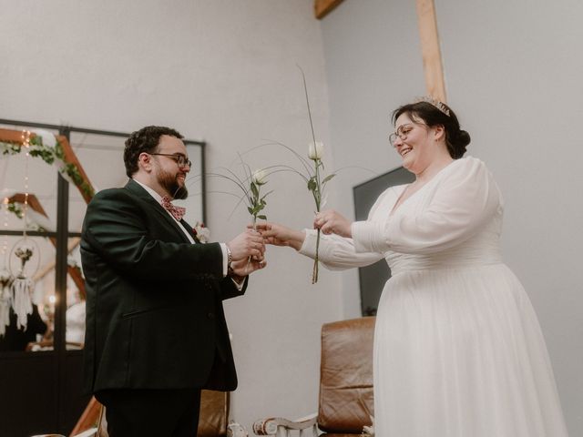 Le mariage de Damien et Elodie à Bourg-de-Thizy, Rhône 87