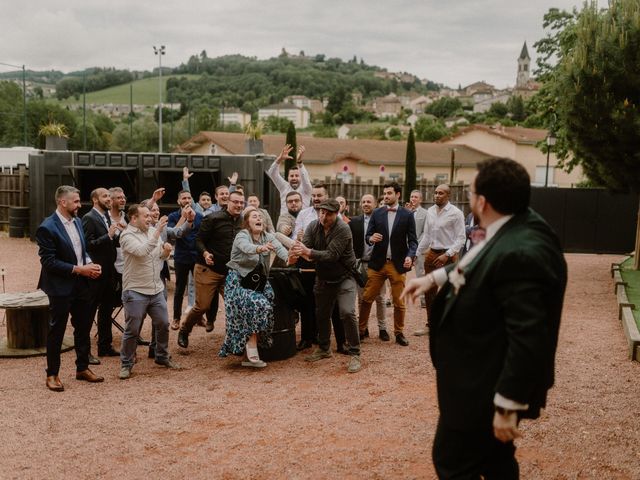 Le mariage de Damien et Elodie à Bourg-de-Thizy, Rhône 147