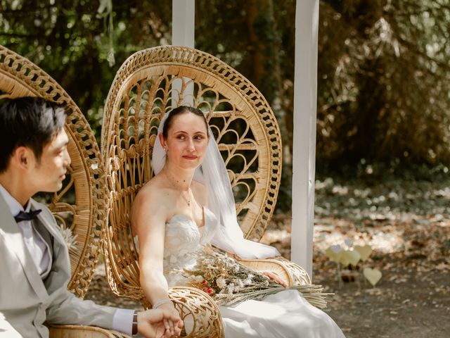 Le mariage de Kinwu et Marie à Faverolles, Eure-et-Loir 13