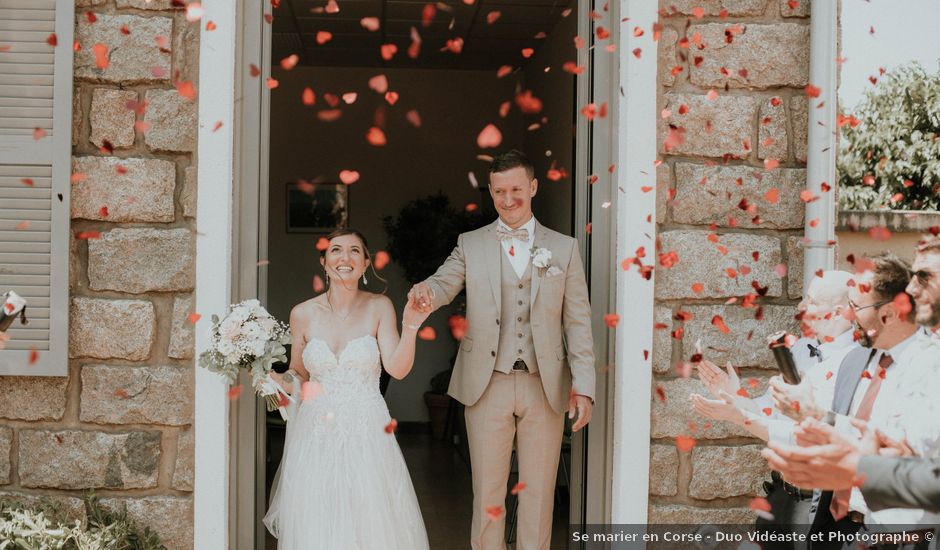 Le mariage de Valentine et Pascal à Porto-Vecchio, Corse