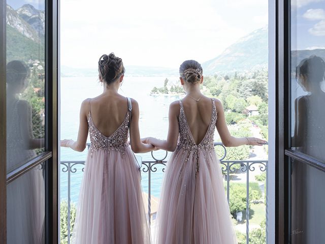 Le mariage de Guillaume et Aurélia à Menthon-Saint-Bernard, Haute-Savoie 11