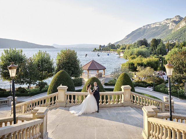 Le mariage de Guillaume et Aurélia à Menthon-Saint-Bernard, Haute-Savoie 19