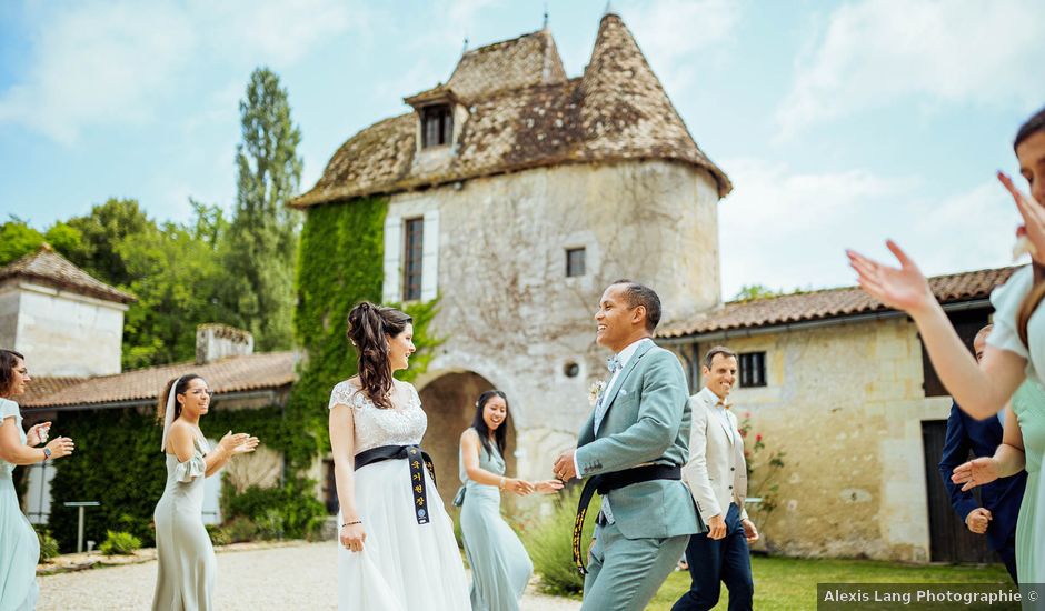 Le mariage de Andry et Joanna à Saint-Aulaye, Dordogne